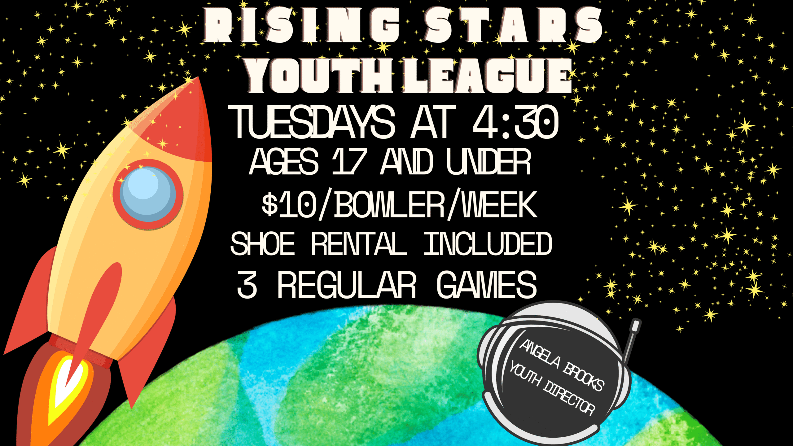 Rising Stars Youth League flyer